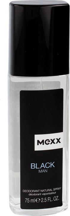 Actual product image Mexx Black Man Natural deodorant spray 75ml (Spray, 75 ml)