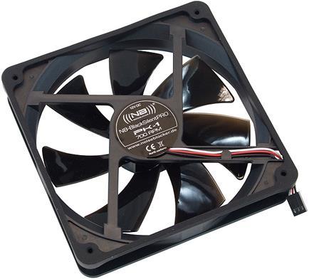 Actual product image Noiseblocker BlackSilentPro-Series PK2 (140 mm, 1 x)
