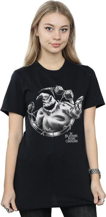 Immagine prodotto Disney Nightmare Before Christmas Ooogie Boogie Mono Maglietta Ampia Donna (S)