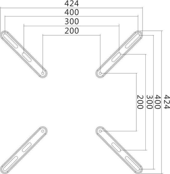Actual product image LogiLink VESA adapter (Mounting- / Adapterplates)