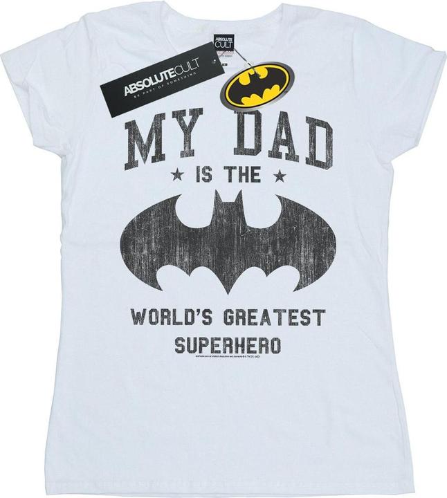 Batman Mein Vater ist ein Superheld TShirt aus Baumwolle