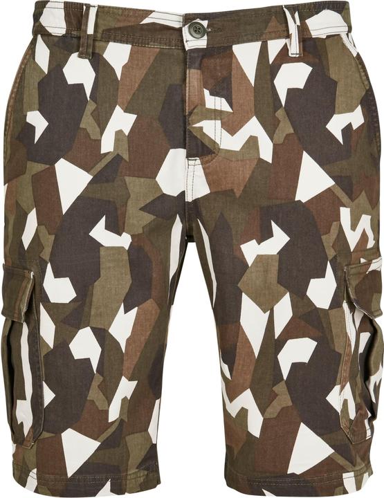 Actual product image Urban Classics Geometric Camo Stretch Twill Cargo Shorts (30)