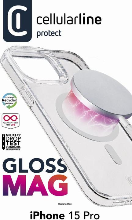 Immagine prodotto Cellularline Gloss Mag (Apple iPhone 15 Pro)
