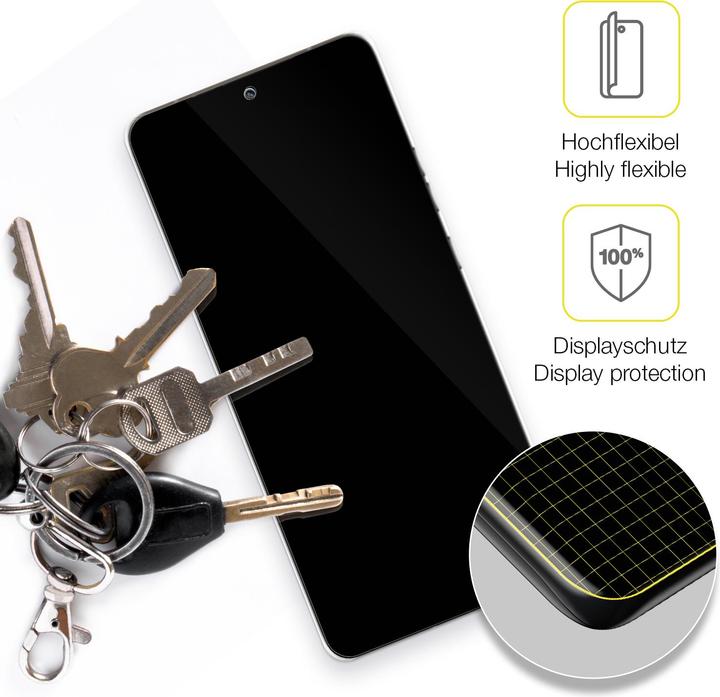 Actual product image Dipos 3D Full Cover Screen Protector (1 Piece, Motorola Edge 50 Pro)
