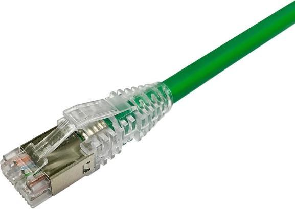 Actual product image Commscope NPC6ASZDB-GN, 3 m, Cat6a, S/FTP (S-STP), RJ-45, Green