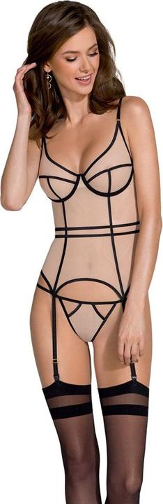 Image du produit Passion PE Serara corset & thong beige S/M (S, M, S/M)