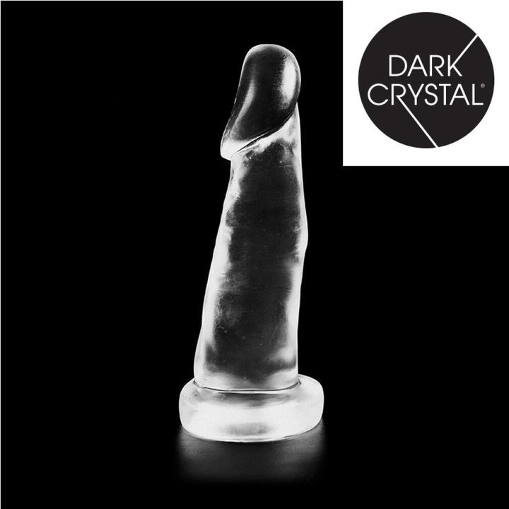 Productafbeelding Dark Crystal Duistere kristallen dildo van Mister B. Valerio - 40cm/5.1cm - transparant