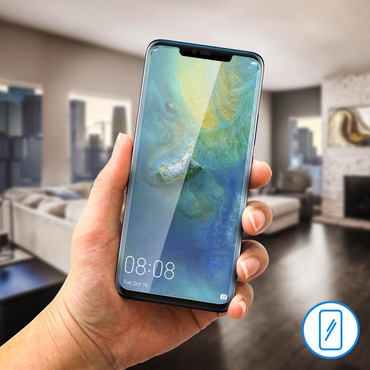 Actual product image Avizar Crystal clear film, glass screen protector (1 Piece, Mate 20 Pro)