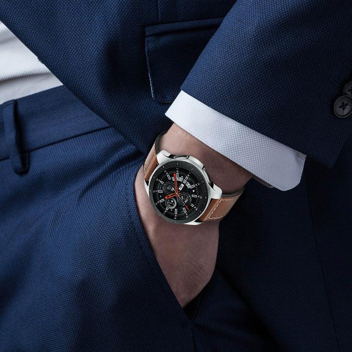 Actual product image Avizar Samsung Galaxy Watch 46 mm leather strap (46 mm, Leather)