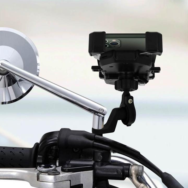 Produktbild Avizar Motorradhalterung mit QI 15W Wireless Charger