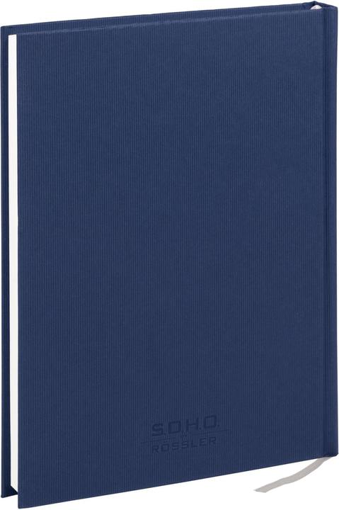 Produktbild Rössler Notizbuch Soho navy (A5, Gepunktet)
