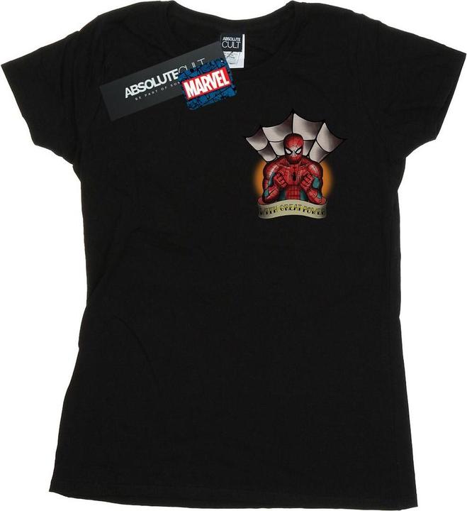 Produktbild SpiderMan Tattoo Breast Print TShirt (M)