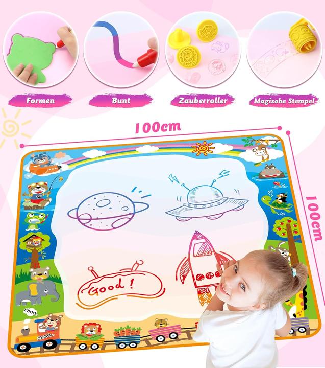 Actual product image Lenbest Water colouring mat (100 x 100 cm)