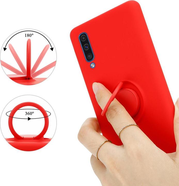 Produktbild Cadorabo TPU Liquid Ring Silicone Case Hülle (Samsung Galaxy A30s, Samsung Galaxy A50s)