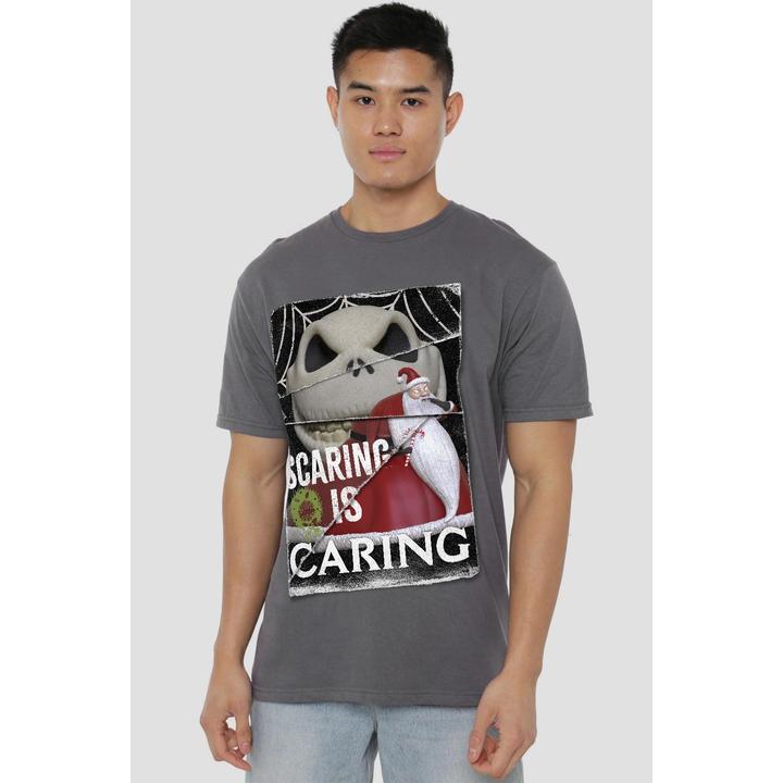 Image du produit The Nightmare Before Christmas - T-shirt SCARING IS CARING - Homme (XXL)