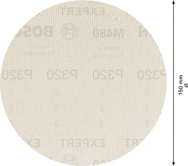 Productafbeelding Bosch Professional Zubehör Expert M480 Schuurnet voor vlakschuurmachine, 150 mm, G 320, 5 stuks (320)