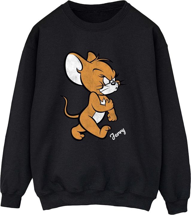Tom & Jerry Angry Mouse Sweatshirt aus Baumwolle (L)