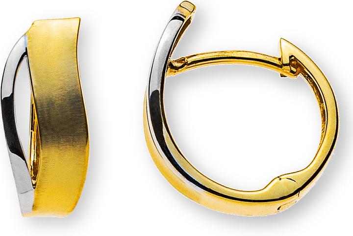 Produktbild Muau Ohrstecker (Weissgold 750 Saphir 0.42ct. Brillanten 0.10ct)