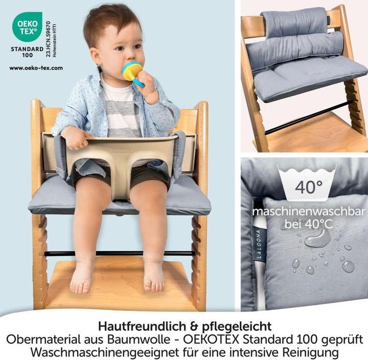 Produktbild La Loona LaLoona Sitzverkleinerer für Hochstühle Sitzkissen / Hochstuhlauflage für Stokke Tripp Trapp