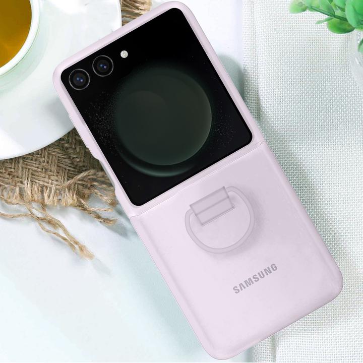 Image du produit Samsung Etui en silicone avec anneau (Samsung Galaxy Z Flip5)