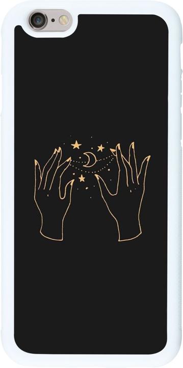 Actual product image PhoneLook Coque Silicone rigide blanc Grey magic hands (Apple iPhone 6)