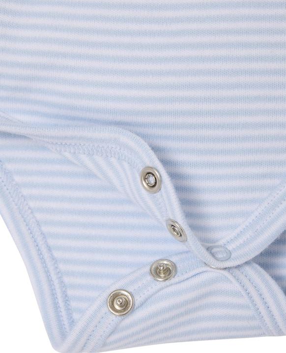 Actual product image Vertbaudet Bio-Kollektion: 3er-Pack Baby Kurzarm-Bodys in Wickelform PETIT COEUR (68)
