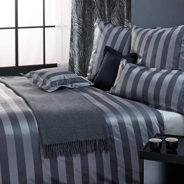 Immagine prodotto Curt Bauer Biancheria da letto damascata Como grigio acciaio (Copripiumino, 135x200 cm)