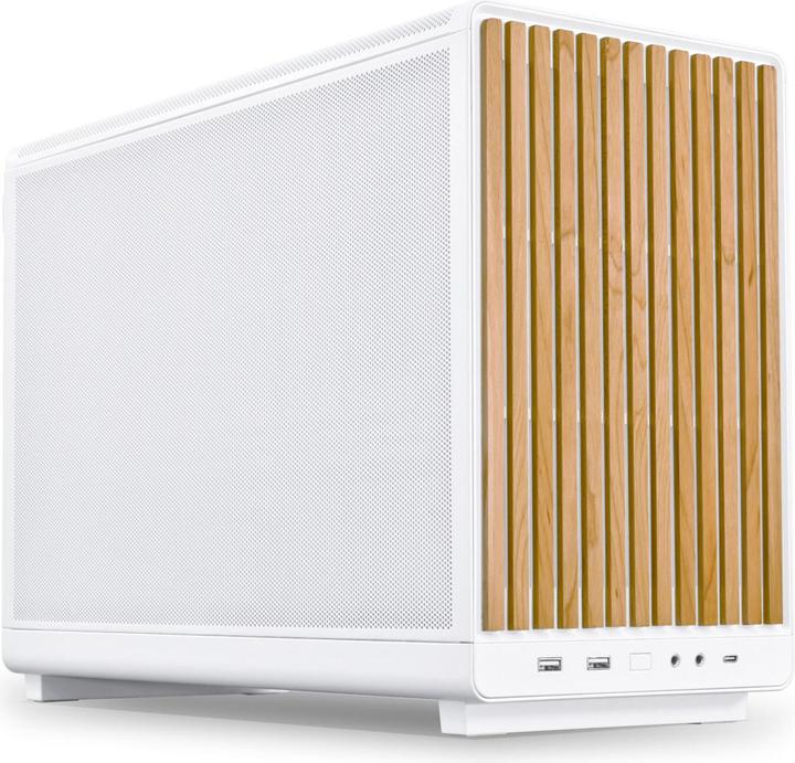 Actual product image Lian-Li DAN Cases A3-mATX Wood Edition PC-Gehäuse, Micro-ATX - Buche, weiss (mATX, Mini-ITX)