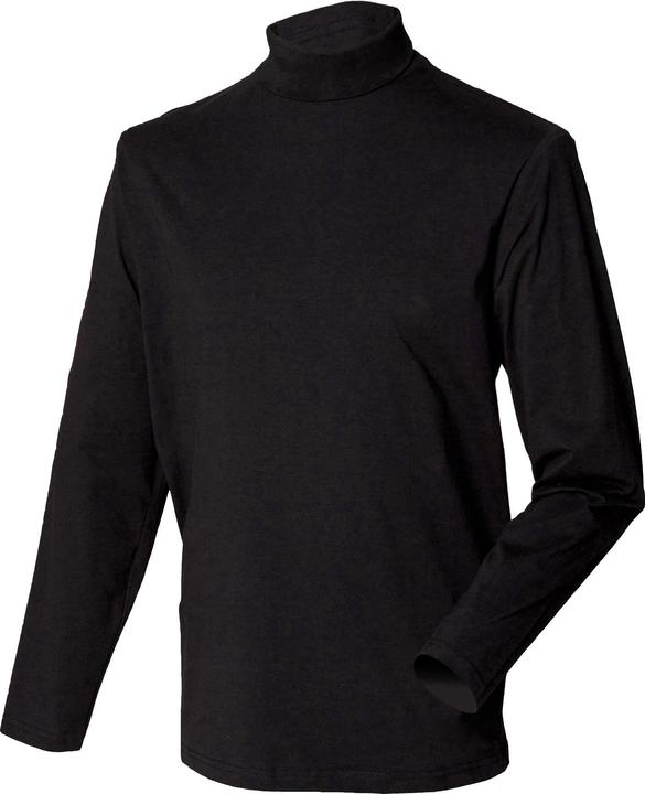 Actual product image Henbury Turtleneck Sweatshirt Long Sleeve High Cotton Content (102, 122)