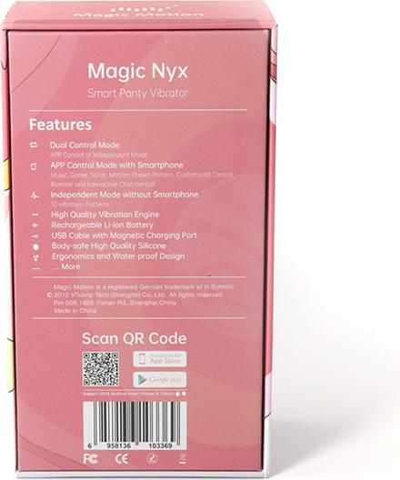 Immagine prodotto Magic Motion Nyx Smart Panty Vibrator