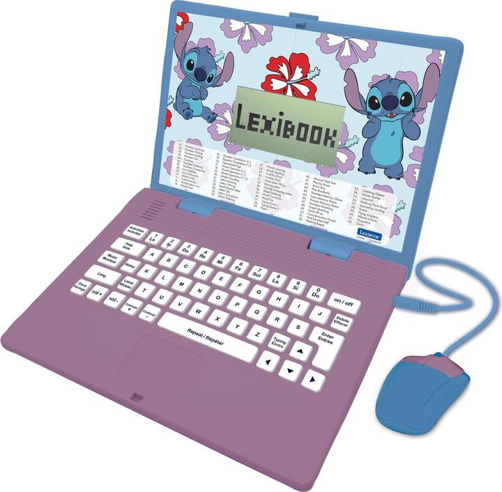 Immagine prodotto Lexibook Disney Stitch - pädagogischer Laptop (Francese, Inglese)