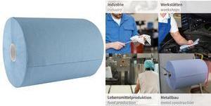 Actual product image Hygoclean Cleaning roll, 3-ply, blue, 350 m (1000 x)