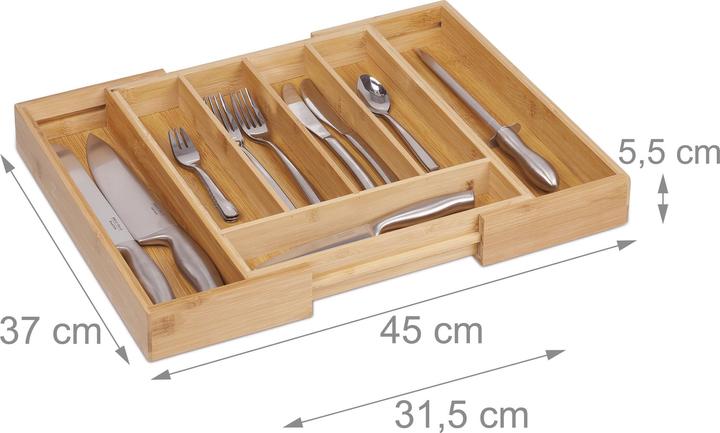 Relaxdays Cutlery tray