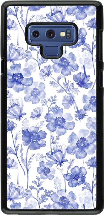 Produktbild PhoneLook Hülle Spring 23 watercolor blue flowers (Samsung Galaxy Note 9)