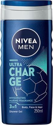 Actual product image NIVEA Shower gel for men Ultra Charge (Shower Gel) 250 ml (250 ml)