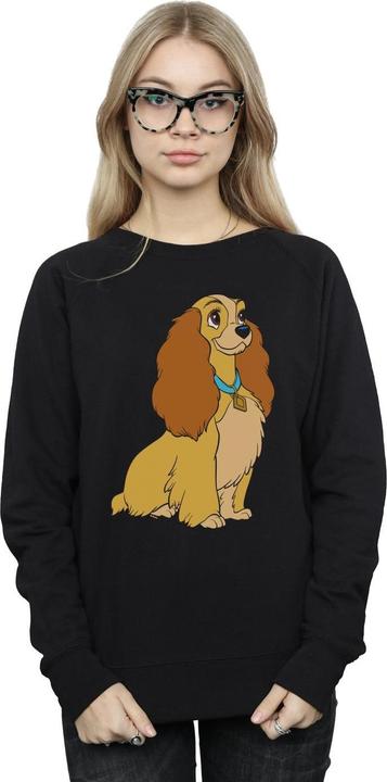 Actual product image Disney Womens/Ladies Lady And The Tramp Lady Spaghetti Heart Sweatshirt (S)