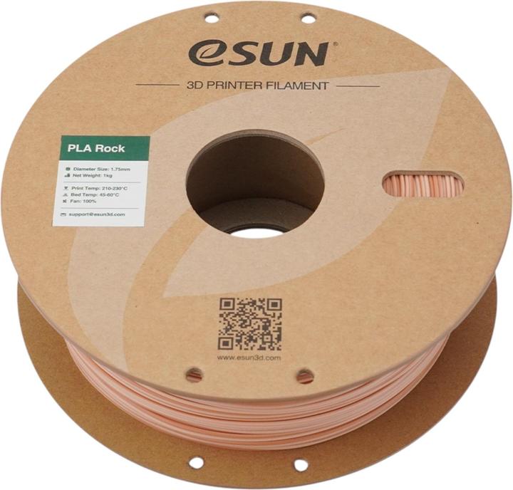 Actual product image eSUN PLA ROCK 1,75mm GRANITE 1kg (PLA, 1.75 mm, 1000 g, Grey)