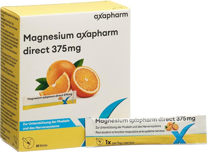Produktbild Axapharm Magnesium direct (20 Stück, Pulver, 70 g)