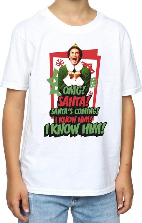 Immagine prodotto Elf OMG Santa Maglietta Ragazzi (128)