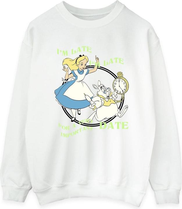 Disney Alice im Wunderland I'm Late Sweatshirt