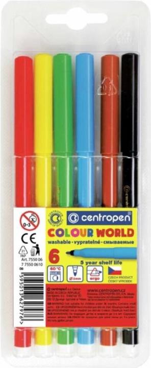 Actual product image Centropen Marker 6 Farben (Multicoloured)