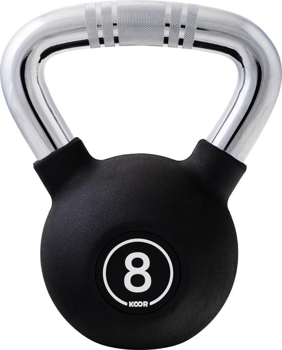 Koor Kettlebell 8 kg, Schwarz