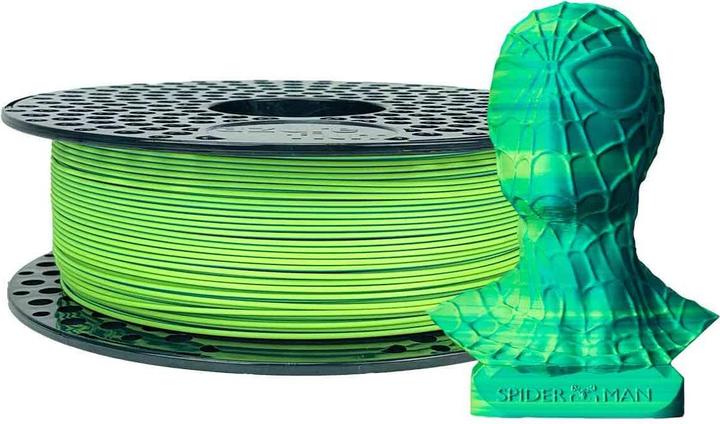 Produktbild AzureFilm PLA 1,75mm DUAL BLUE - GREEN 1kg 3D FILAMENT (PLA, 1.75 mm, 1000 g, Blau)