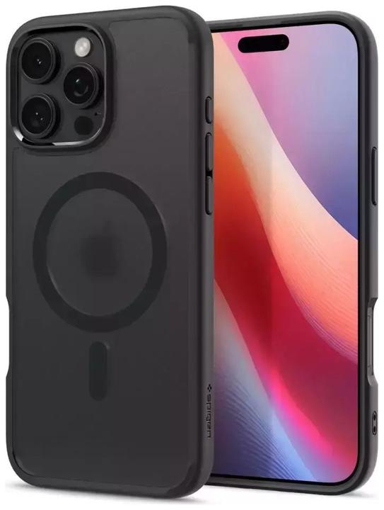 Actual product image Spigen Ultra Hybrid MAG iPhone 16 Pro MagSafe frost black ACS08134 (Apple iPhone 16 Pro)
