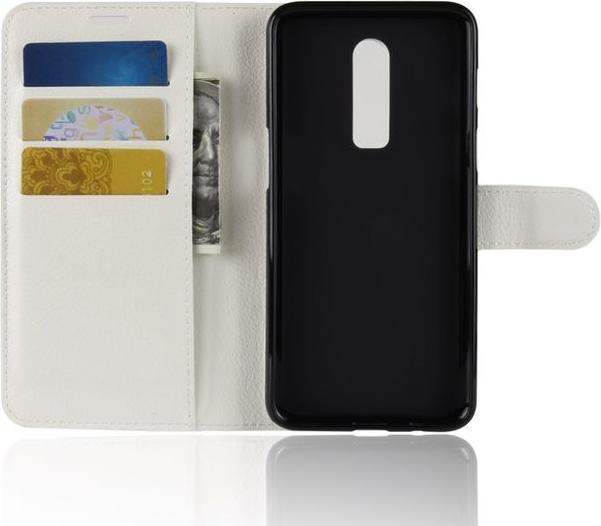 Actual product image MU Classic Litchi Leather Bookcover Series (OnePlus 6)