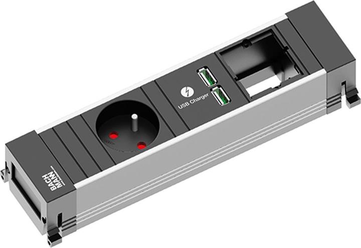 Produktbild Bachmann Steckdoseneinheit (4 x, CEE 7/5, 0.10 m)