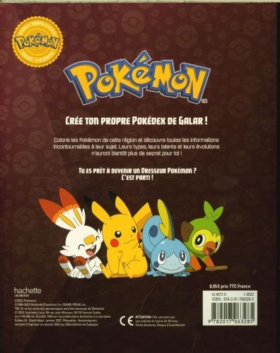 Actual product image Pokémon : pokédex à colorier : la région de Galar (French, Collectif)