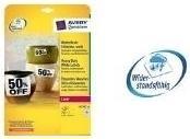 Actual product image Avery Weatherproof labels
