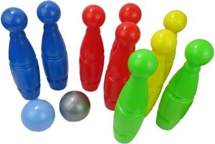 Image du produit Siva Set de bowling 9 pièces + 2 boules