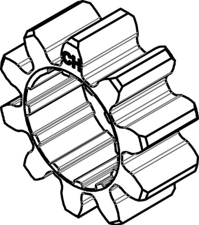 Image du produit Kaba Entraîneur de roue dentée Modulaire (Cylindre profilé)